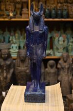 Lapis Lazuli Anubis Sculpture