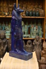 Lapis Lazuli Anubis Sculpture