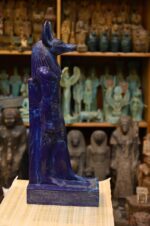Lapis Lazuli Anubis Sculpture