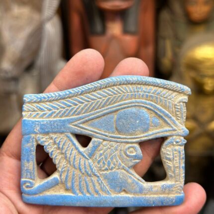Faience Eye of Horus Amulet