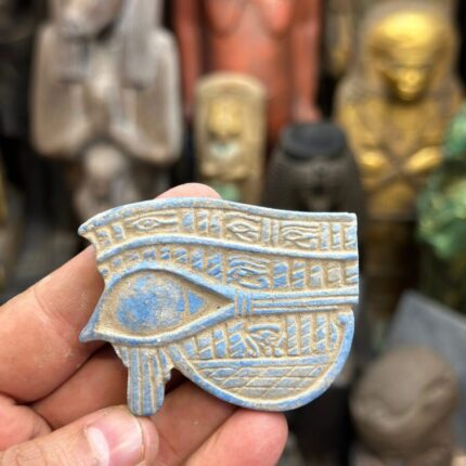 Faience Eye of Horus Amulet