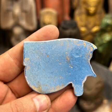 Faience Eye of Horus Amulet – Egyptian Protection Symbol - صورة إضافية 2