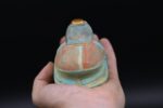 Turquoise Sekhmet Scarab Statue