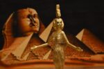 Gold Leaf Isis Statue