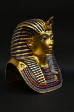 Tutankhamun Gold Leaf Head Replica