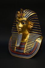 Tutankhamun Gold Leaf Head Replica