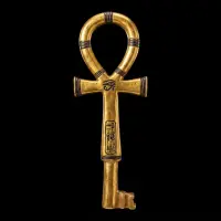 Golden Ankh Replica: Egyptian Key of Life