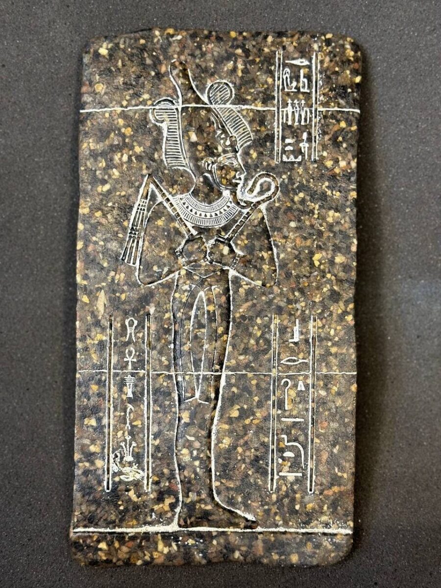 Granite Osiris Relief Ancient Granite Osiris Relief Ancient