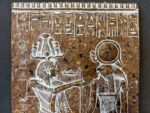 Granite Ra Relief – Egyptian God of Sun, Ancient Decor - صورة إضافية 2