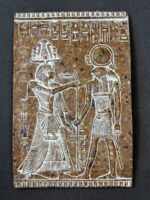 Granite Ra Relief – Egyptian God of Sun, Ancient Decor - صورة إضافية 3