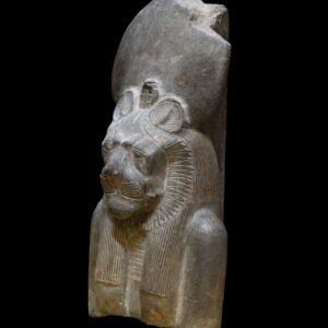 Granite Statue: Egyptian Goddess Sekhmet Lioness Replica - صورة إضافية 6