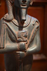 Khonsu Basalt Statue