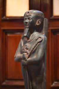 Khonsu Basalt Statue