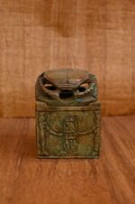 Hand Carved Scarab Jewelry Box
