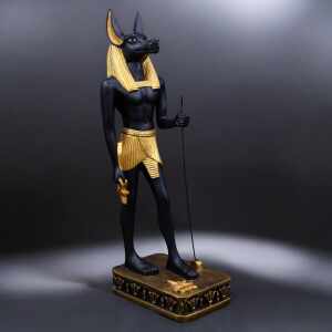 40 cm Natural Stone Anubis Statue