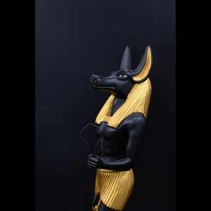 40 cm Natural Stone Anubis Statue