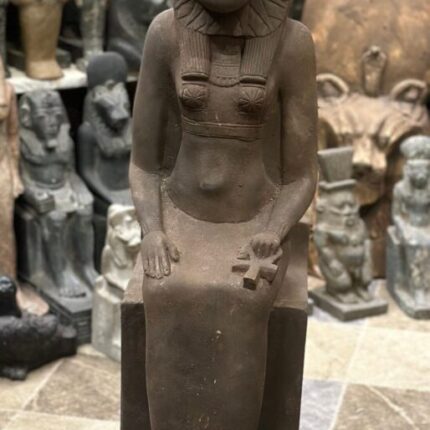 Monumental Sekhmet Basalt Statue