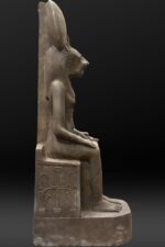 Monumental Sekhmet Basalt Statue