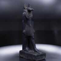 30 cm Basalt Anubis Statue