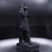 30 cm Basalt Anubis Statue