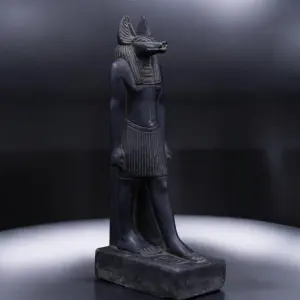 30 cm Basalt Anubis Statue