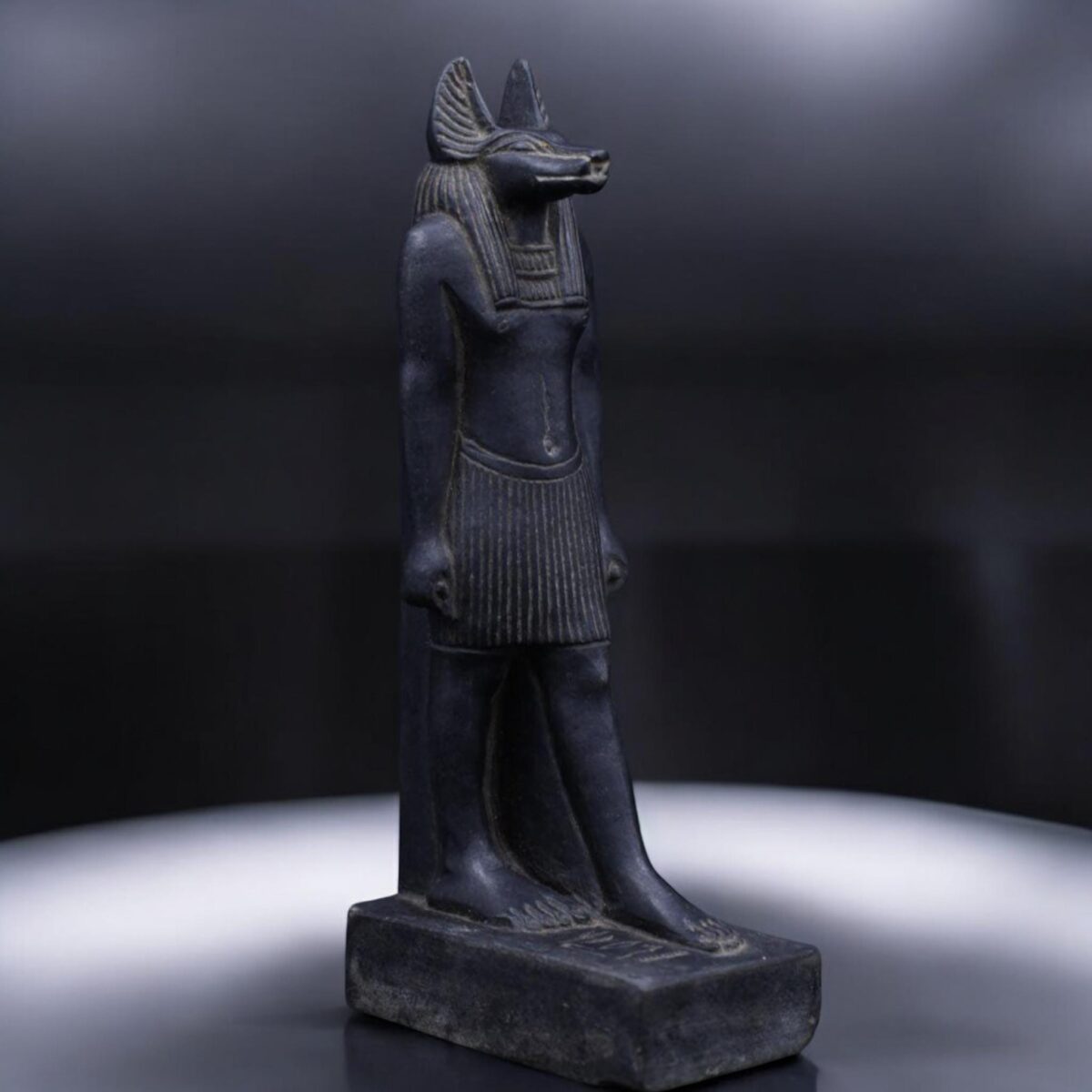 30 cm Basalt Anubis Statue