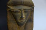 Black Hathor Mask Sculpture