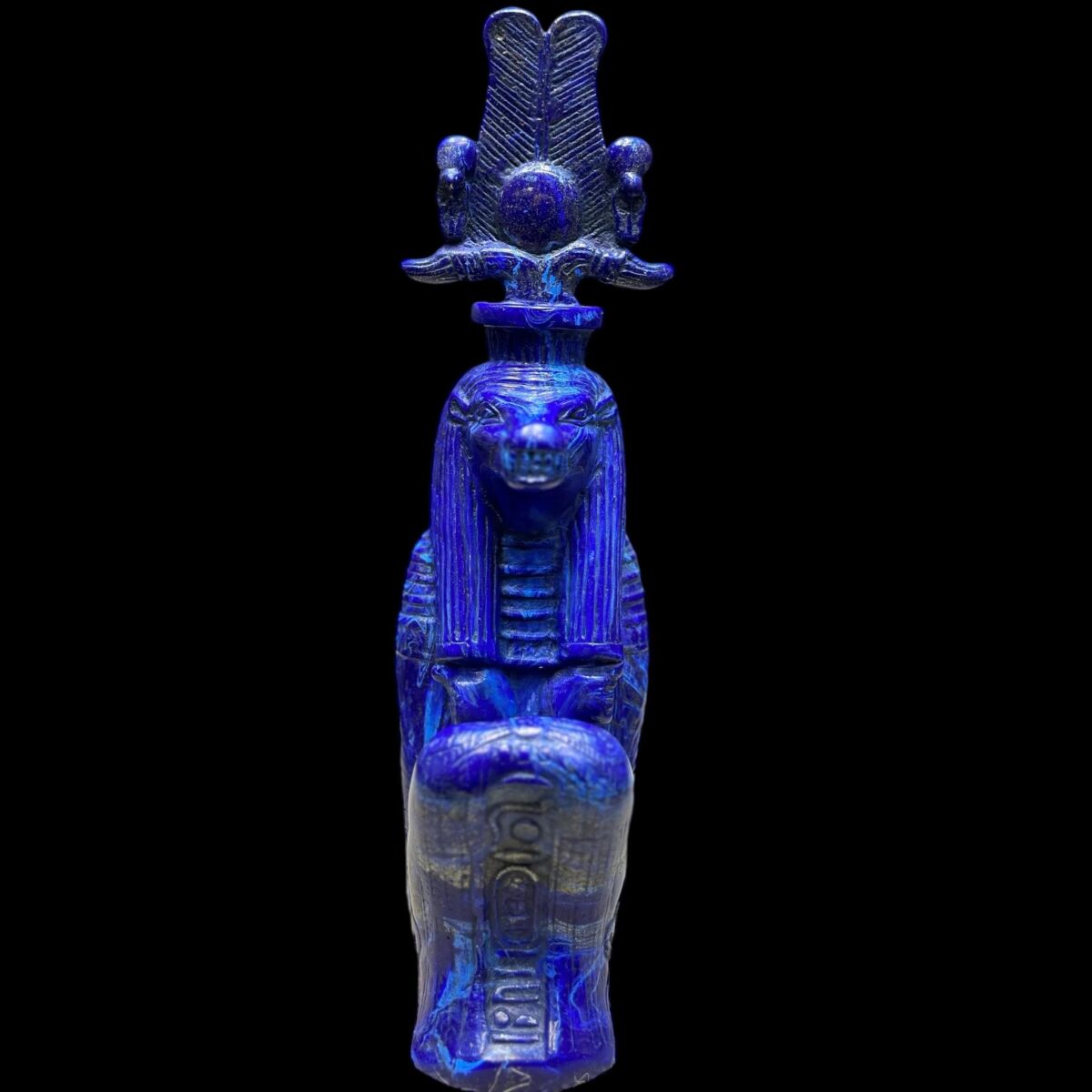 33 cm Lapis Lazuli Sobek Statue