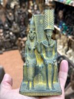 Amun Mut Stone Couple Statue