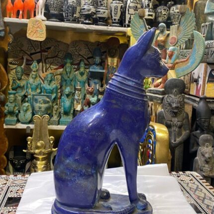 Bastet Gemstone Cat Sculpture