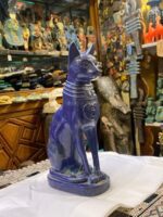 Bastet Gemstone Cat Sculpture