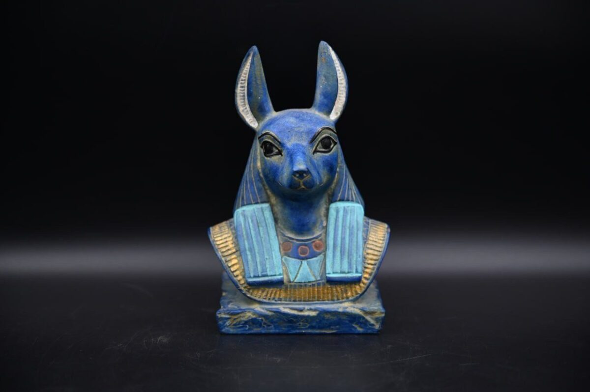 Egyptian Anubis Funerary Guardian Statue