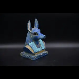 Handmade Anubis Stone Statue