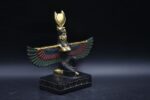 Hathor-Winged Hathor StatueEgyptianStatue-Goddess of heaven,love,beauty, happiness-fertility in ancient Egyptian mythology-sculpture antiques statue-Egypt myths - صورة إضافية 10