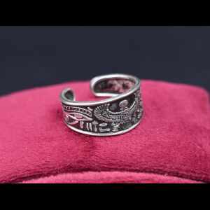 Pure Silver Horus Ring