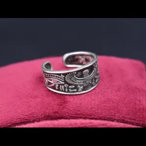 Pure Silver Horus Ring