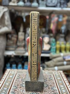 Isis and Osiris Statue, Egyptian Limestone Sculpture, Goddess of Protection - صورة إضافية 6