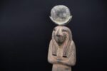 Khonsu Stone Moon God Statue