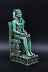 King Khafre Statue: Egyptian Pharaoh Sculpture - صورة إضافية 4