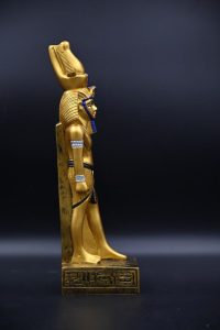 King Ramses II Gilded Statue