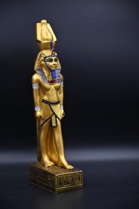 King Ramses II Gilded Statue