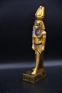 King Ramses II Gilded Statue