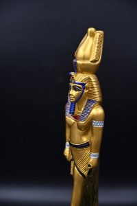 King Ramses II Gilded Statue