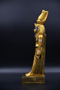 King Ramses II Gilded Statue