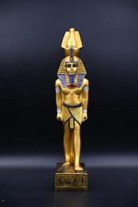 King Ramses II Gilded Statue