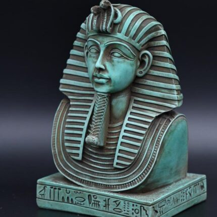 King Tut Mask Replica – Ancient Egyptian Museum Art - صورة إضافية 2
