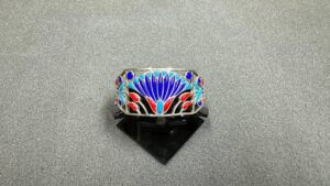 Lapis Lazuli Lotus Bracelet: Egyptian Antique Replica - صورة إضافية 2