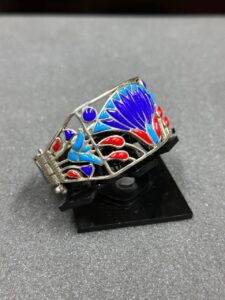 Lapis Lazuli Lotus Bracelet: Egyptian Antique Replica - صورة إضافية 5