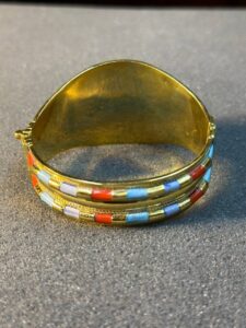 Lapis Lazuli Scarab Bracelet - Egyptian Antique Replica - صورة إضافية 6