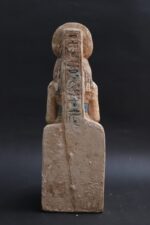 Limestone Khepri Statue: Egyptian Scarab God Sculpture